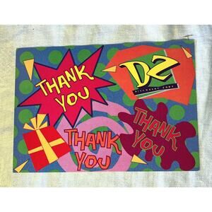 Vintage Rare Discovery Zone Thank You Postcard Gen X Millennial